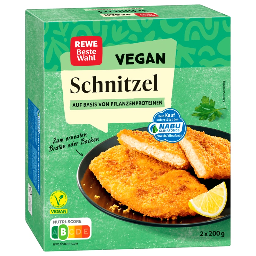 REWE Beste Wahl Schnitzel vegan 400g